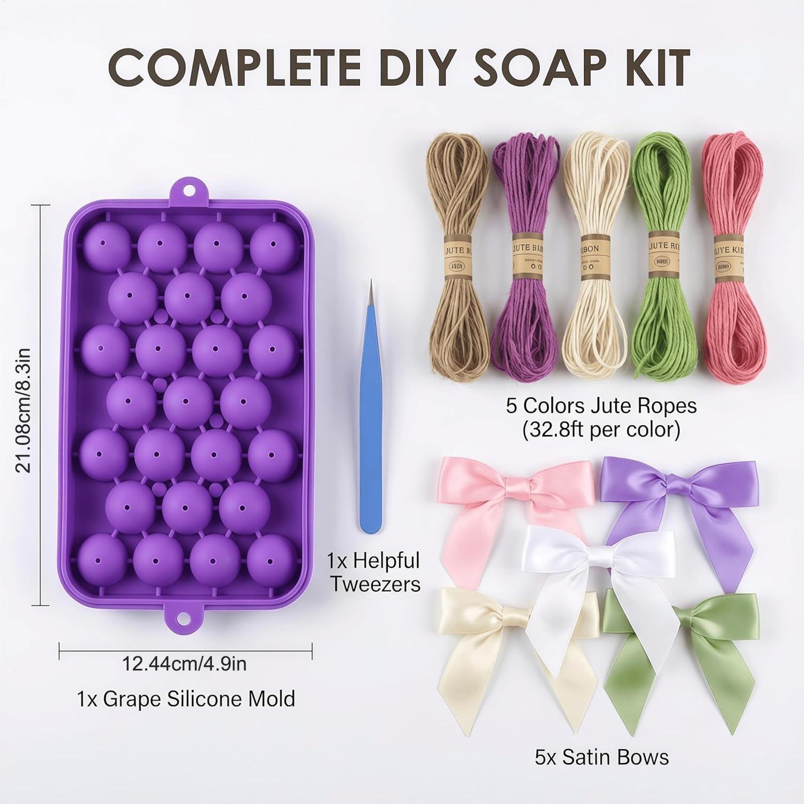 Trauben-Seifenform, leicht zu  – Soap Making Kit For Beginners Bewertung und Preis