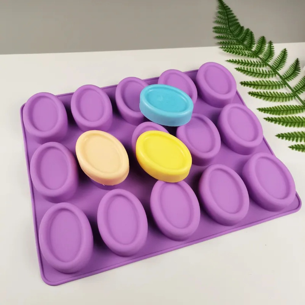 Silikon-Ovale Seifenformen 15  – Soap Making Kit For Beginners Bewertung und Preis
